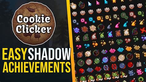 Easy achievements cookie clicker. Easter is a seasonal event in Cookie Clicker. The big cookie will have a nest under it during this time (However, the nest does not appear if the "Particles" setting is off). It was added on May 18, 2014, with the 1.0464 update. Since the 1.0466 update, Easter starts automatically and lasts from 7 days before Easter (Palm Sunday) to Easter itself … 