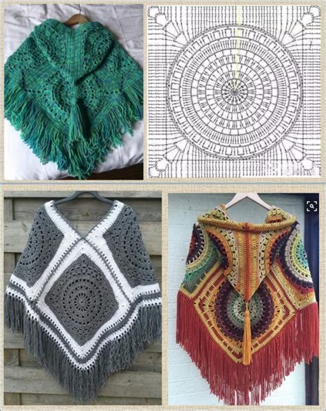 Easy and Comfy Crochet Ponchos Patterns Pattern Center Crochet