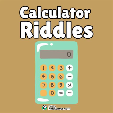 Easy calculator riddles.  Let&rsquo;s dive into these 301 calculator riddles and see...