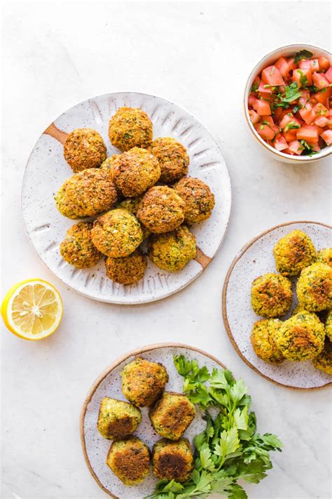 Easy falafel recipe. Learn how to make crispy falafel at home with dried chickpeas, fresh herbs, and spices. This easy recipe is gluten free, vegan, and baked instead of fried for less fat and more flavor. 