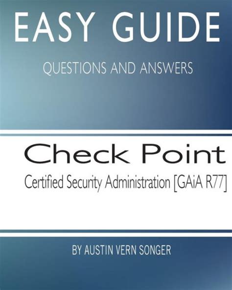 Easy guide check point security administration gaia r77. - Manuale per officina briggs e stratton 11hp.