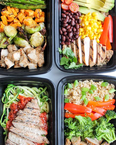 Easy meal prep ideas. Jan 15, 2024 · 4. One Pan Tomato Basil Baked Orzo. Source: Ambitious Kitchen. 5. Sheet Pan Honey Lemon Salmon and Broccolini. Source: Sweet Peas and Saffron. 6. Meal Prep Butter Chicken with Rice and Garlic Naan. Source: Gimme Delicious. 
