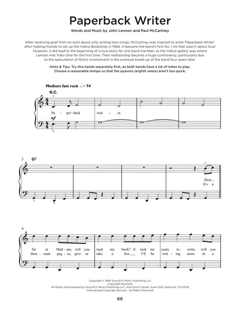 Easy piano beatles.  Edition: Paperback.  Sheet Music for Piano.  Sheet Music Direct is your ...