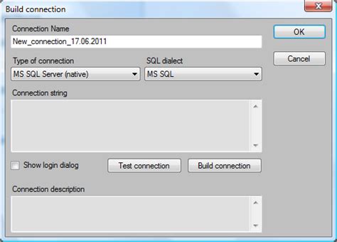 Easy query builder source code.  You need to select the connection type i...