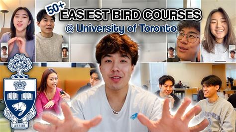 Easy third year courses uoft reddit.  You get to go bird watching during t...