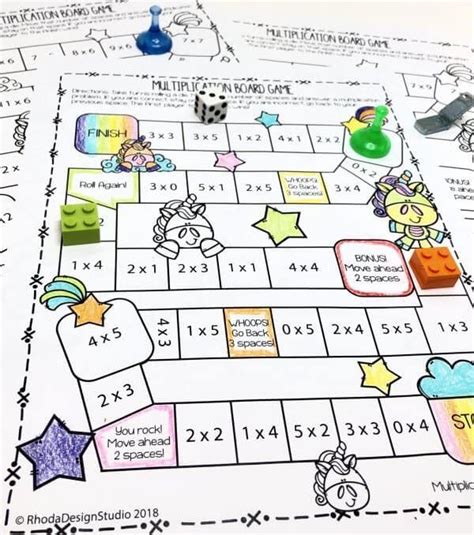 Easy to Use Free Multiplication Game Printables