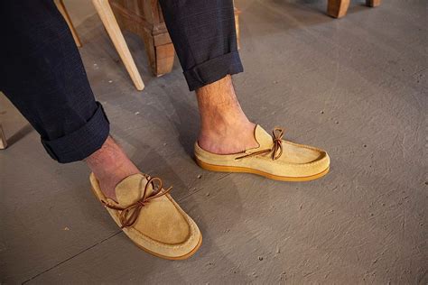 Easymoc - Easymoc Shoes. Although easy may be in their name, the folks at Easymocs don't take that approach when it comes to craftsmanship. Each pair of their slip-ons are hand-sewn by authentic moccasin artisans with decades of experience, one at a time in small batches. They're all crafted in a small Maine workshop from quality North American suede ...