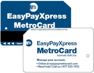 EasyPay MetroCard Account Service Center: 877-323-7433. The office is staffed 9 a.m.-5 p.m. on weekdays (except holidays). In off hours, the number goes to an automated system that can help with common problems.. 
