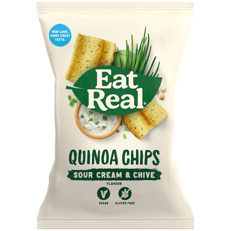 Eat Real Quinoa Sour Cream & Chive Flavoured Chips Ocado