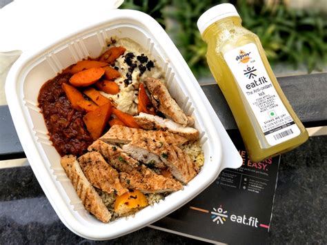 Eat fit. Eat Fit Food is an all-Australian company that delivers meals to your door. I’m not talking about frozen meals, or takeaways. Eat Fit Food provides fresh meals — oven-baked chicken with field ... 
