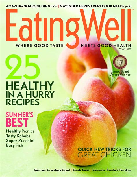 Eating well magazine. In this 30-day meal plan, we incorporate the principles of the Mediterranean diet with plenty of meal-prep recipes and no-cook breakfast options to make eating healthy and losing weight realistic for busy schedules. At 1,200 calories, this plan should help you lose a healthy 1 to 2 pounds per week. Mediterranean Diet for Beginners: Everything ... 