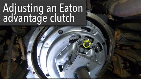 Eaton clutch adjustment. Reinstall the clutch using the original installation instructions for Eaton Solo Medium Duty Clutches or you can reach the nearest Eaton®Roadranger®Sales and Service office by calling 1-800-8 26-HELP (4357) from anywhere in North America 24 hours a day. (4) 3/8" x 16 x 1-1/4" UNC Shipping Bolts. 3. 