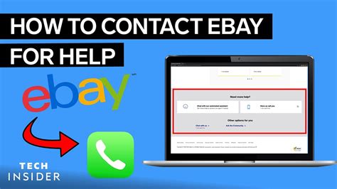 Select Contact us at the bottom of this page, choose what you need help with and we’ll get you to the right agent. Find the eBay Help article that deals with your issue. If you can’t find the answer you need in the article, scroll to the bottom of the page and choose a contact option. When you do this, your contact is directed to a ....