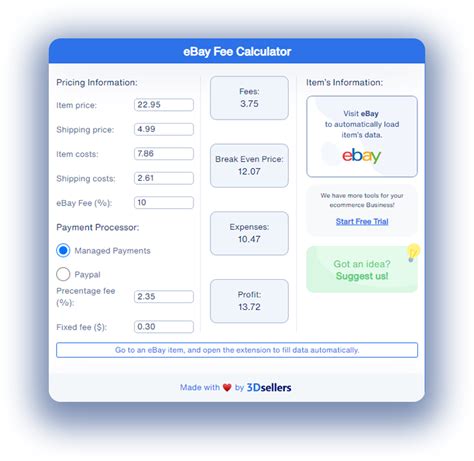 Ebay price calculator. Gold calculator integrated with the live gold price to calculate an accurate value before buying or selling. Features include tips on selling, gram scale options, and links to credible resources. ... If you want more accuracy, scales on eBay and Amazon.com are usually priced under $10.00. 