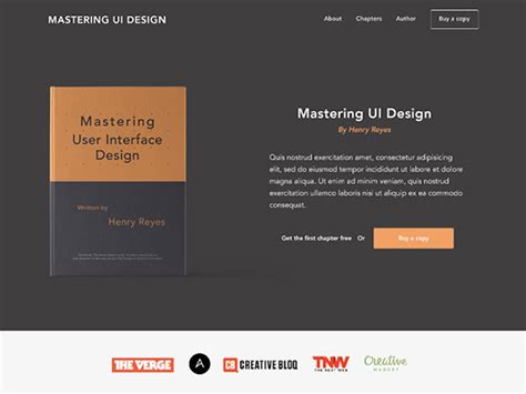 Ebook Landing Page PSD Template03 UpLabs