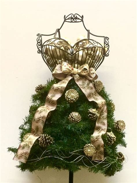 Ebook Tutorial For Making a Flirty Dress Form Christmas Tree Etsy