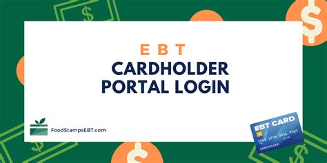 Ebt card holder portal login. You must have a User ID and password to log into your account. Cardholders are required to have a User ID and password to view their: Account balance Transaction History Claim Status 