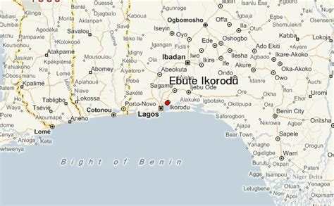 Ebute Ikorodu map satellite // Nigeria, Lagos region