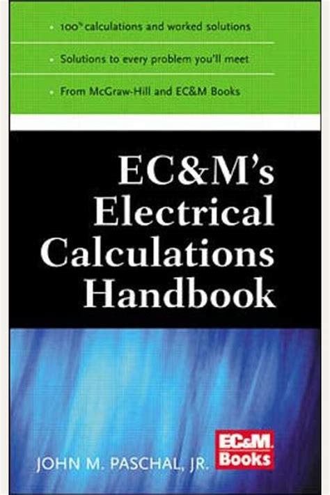Ec ms electrical calculations handbook by john paschal. - Handbook of object technology by saba zamir.