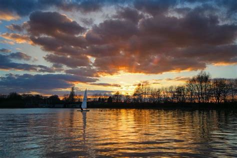 Eccleston mere lake swimming. .  ...