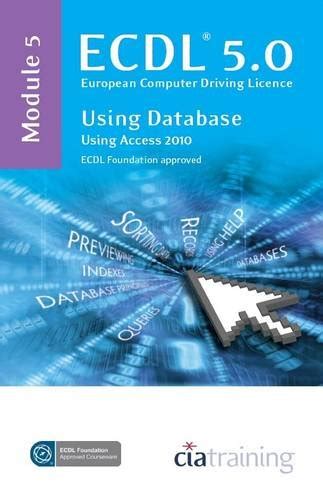 Ecdl syllabus 5 0 module 5 using databases with access 2010. - Dynamics 3th edition meriam kraige solution manual.