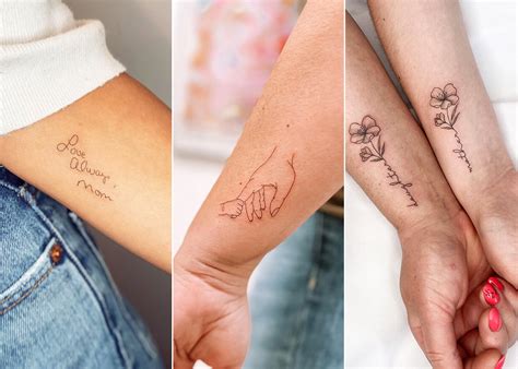 Echa un vistazo a ⭐ TATUAJES DE MADRE Y HIJA ⭐ diseños que a ti y a tu