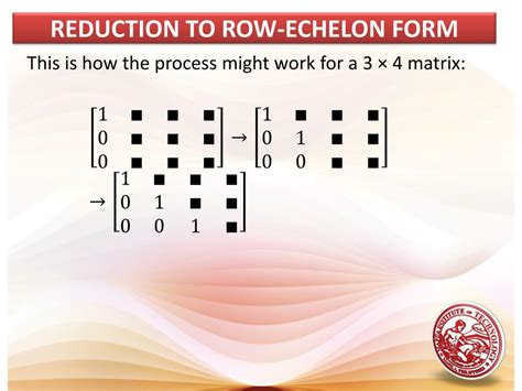 Echelon Form and Reduced Row Echelon Form differences and when to use