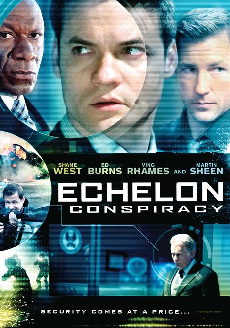 Echelon conspiracy film. Echelon 8: Directed by Joe Valenti. With David Wenzel, Rick Lohman, Russell Friedenberg, Allan Walker. A new government agency with the right to domestic charter is reformed to prevent another terrorist attack in the United States. 
