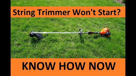 Echo string trimmer won't start. When the primer won't prime, the engine won't run. 1. Clogged Primer Bulb and Line. The primer is a small plastic bulb with an attached line that feeds the string trimmer fuel. Pressing the primer a few times before starting will deliver the fuel. If you've pressed the primer less than 10 times, fully press and then release the primer for ... 