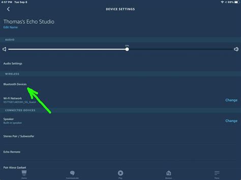 Echo studio bluetooth pairing.  Select Devices. 5mm cable.  The Amazon Echo Studio (...
