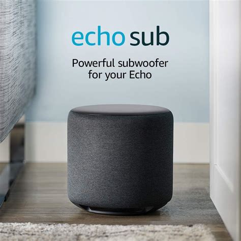 Echo sub compatible devices.  Pair with compatible Echo devices for immers...