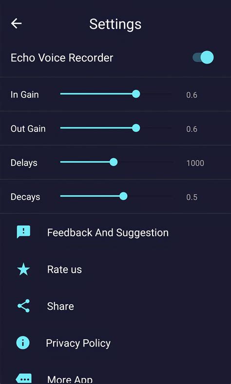 Echo voice.  Sound studio-recorded.  See screenshots, ratings and reviews, user tips ...