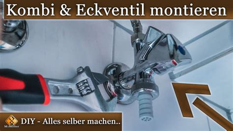 Eckventil einbauen / Kombi-Eckventil Montage - so geht