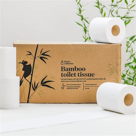 Eco Toilet Rolls Eco-Friendly Toilet Tissue Bower Collective