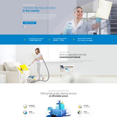 EcoClean Cleaning Company HTML Template Modern Web Templates