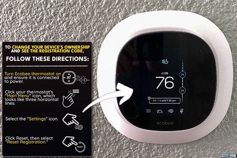 On your ecobee thermostat tap on the Quick Change