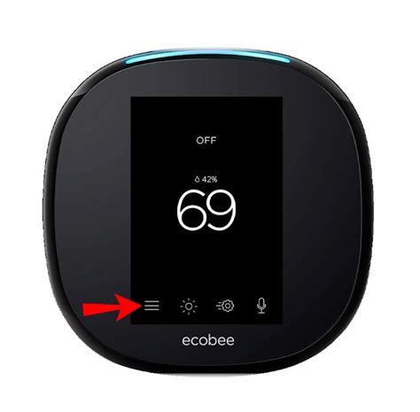  After you set up the ecobee, you need to go 