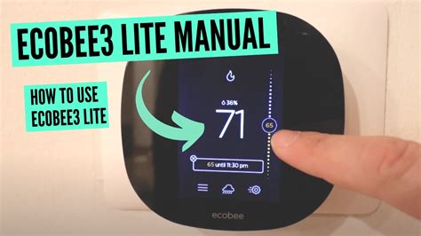 Description ecobee3 lite is the smarter Wi-Fi thermostat tha