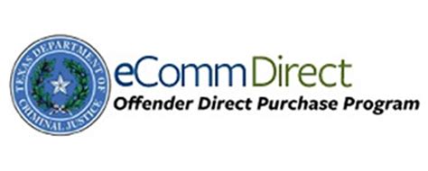 Ecomm direct tdcj commissary. You have six (6) options: Money order or cashier's check Monthly checking account debit (ACH) ACE – America’s Cash Express eCommDirect Store JPay TouchPay Payment Systems Click here to view and print instructions for using the above options. You may not send cash or personal check to an inmate. 