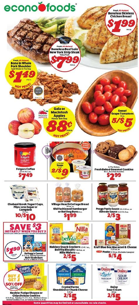 Econo foods ad. 1 day ago · Weekly ad featuring the freshest produce, local products, quality brands, shop online or in-store, convenient curbside pickup or delivery. 