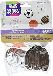 EconoCrafts: Darice Foamies Play Ball Sports Stickers (1028-59)