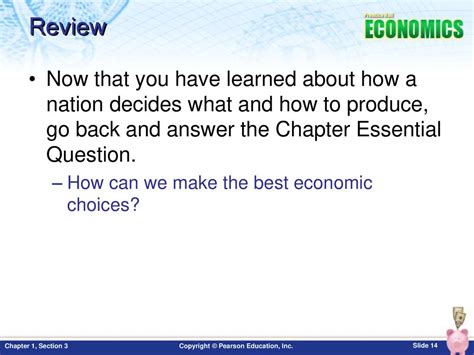 Economics Section 3 Guided Review Answers