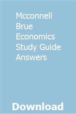 Economics mcconnell brue study guide answers. - Gout le unique du bonheur et de la souffrance.