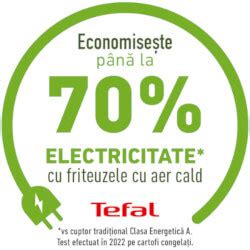 Economiseste până la 70% energie electrică* - Tefal