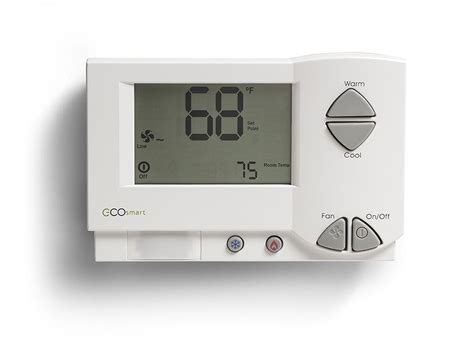 Ecosmart thermostat. Opening your Honeywell thermostat is a fairly simple and quick task. There are two different kinds of openings that Honeywell thermostats have. They either have a slide or swing opening that allows you to access the thermostat controls insi... 