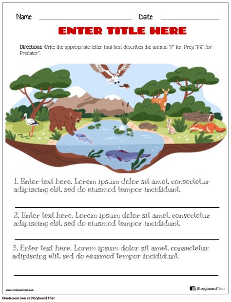 Ecosystem Worksheet Printable And Distance Learning By Science Worksheets