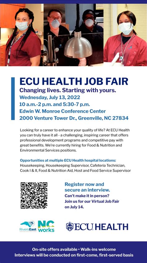 Ecu health job openings. ECU Health. Thank you for your interest in ECU Health Careers! In May 2022, we proudly announced our new brand: ECU Health. ... Explore the open positions we have currently, and be sure to check back for new employment opportunities. If you are looking for provider jobs, click here. Job Search Results Showing 1-25 of 40 result(s) 