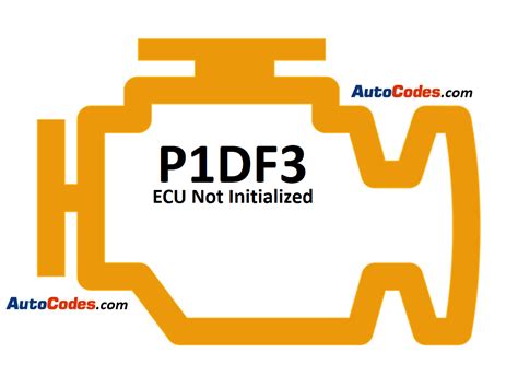 P1DF3 is typically "ECU not initialized" - so one of the modules is either dead or it hasn't been initialized properly. For the folks who had a module drain the battery (not something they did) and resetting didn't fix the issue, there's probably just a faulty module on the vehicle bus (or bad wiring, etc.) and it's draining the battery ...