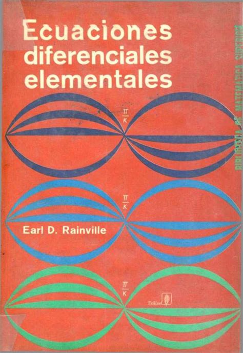 Ecuaciones diferenciales elementales earl d rainville solucionario. - Handbook on resettlement a guide to good practice.