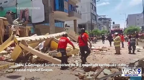 Ecuador earthquake kills at least 12, causes wide damage